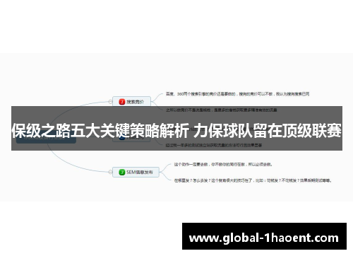 保级之路五大关键策略解析 力保球队留在顶级联赛